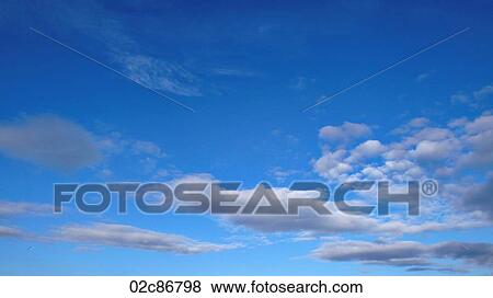 Blue sky and clouds. View Large Photo Image Stock Photo - Blue sky and clouds.. Fotosearch