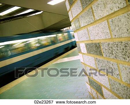 Blurring transit subway train. View Large Photo Image Stock Photo - Blurring transit subway train.. Fotosearch