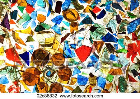 Broken stain glass window. View Large Photo Image Stock Image - Broken stain glass window.. Fotosearch