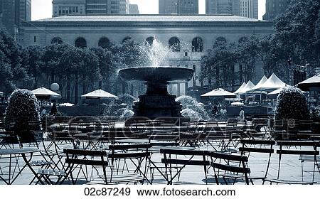 Stock Photo - Bryant Park, New York City, USA.. Fotosearch