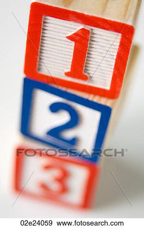 Building blocks, simple as 123. View Large Photo Image Stock Photo - Building blocks, simple as 123.. Fotosearch