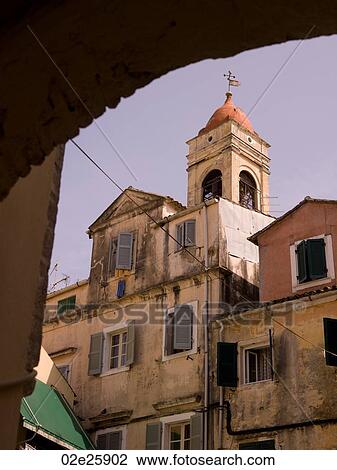 Buildings in Corfu Greece View Large Photo Image Stock Image - Buildings in Corfu Greece. Fotosearch