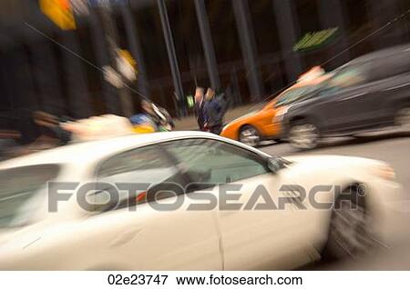 Busy downtown traffic. View Large Photo Image Stock Photo - Busy downtown traffic.. Fotosearch