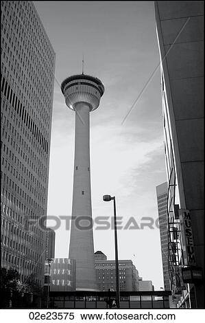 Calgary Tower, Calgary Alberta Canada. View Large Photo Image Stock Photography - Calgary Tower, Calgary Alberta Canada.. Fotosearch