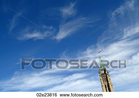 Stock Photograph - Canada's Peace Tower.. Fotosearch