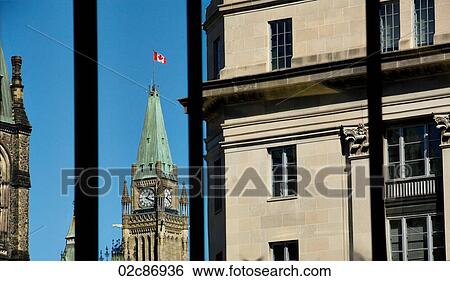 Canadian Cities, Ottawa's Peace Tower, Canada. View Large Photo Image Stock Photograph - Canadian Cities, Ottawa's Peace Tower, Canada.. Fotosearch