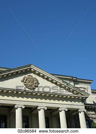 Picture - Canadian Universities, Tabaret Hall exterior, University of Ottawa.. Fotosearch