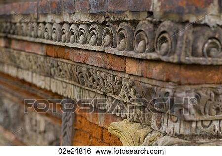 Carved wall in Bali View Large Photo Image Stock Photograph - Carved wall in Bali. Fotosearch