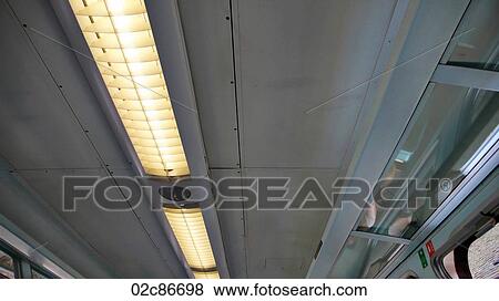 Ceiling of a train car. View Large Photo Image Stock Photo - Ceiling of a train car.. Fotosearch