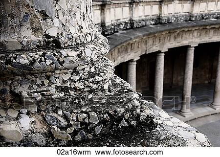 Picture - Charles V Palace in the Alhambra, Granada, Andalusia, Spain. Fotosearch
