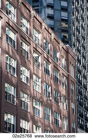 Chicago, Building Exterior View Large Photo Image Stock Photo - Chicago, Building Exterior. Fotosearch