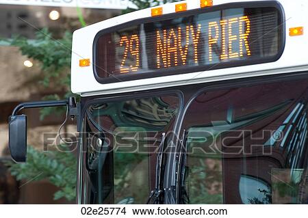 Chicago Bus View Large Photo Image Picture - Chicago Bus. Fotosearch