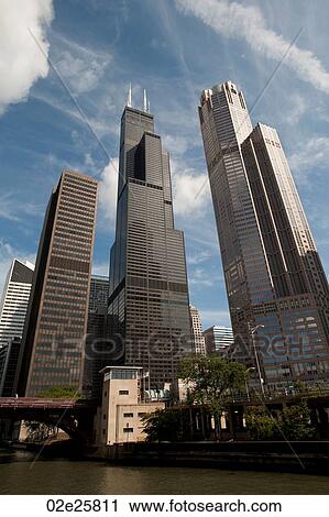 Stock Image - Chicago, Sears Tower. Fotosearch