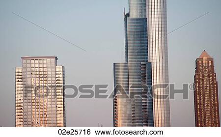 Stock Photograph - Chicago Skyline. Fotosearch