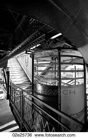 Stock Photograph - Chicago Staircase. Fotosearch