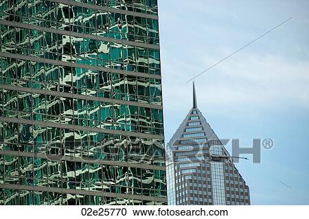 Chicago, Two Prudential Plaza View Large Photo Image Stock Image - Chicago, Two Prudential Plaza. Fotosearch