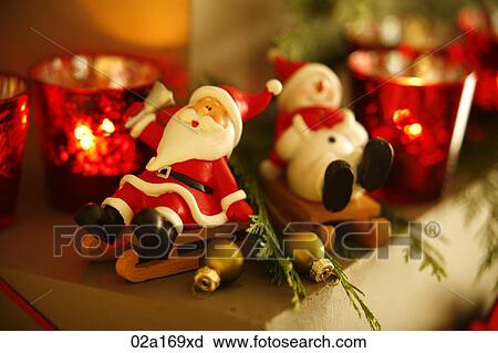 Stock Image - Christmas decorations. Fotosearch