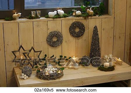Stock Photography - Christmas decorations. Fotosearch