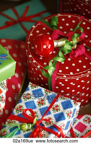 Stock Image - Christmas presents. Fotosearch