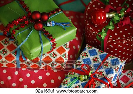 Christmas presents View Large Photo Image Stock Image - Christmas presents. Fotosearch