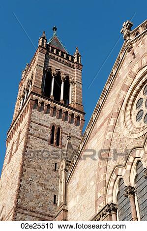 Stock Image - Church in Boston, Massachusetts, USA. Fotosearch