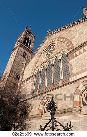 Stock Photo - Church in Boston, Massachusetts, USA. Fotosearch