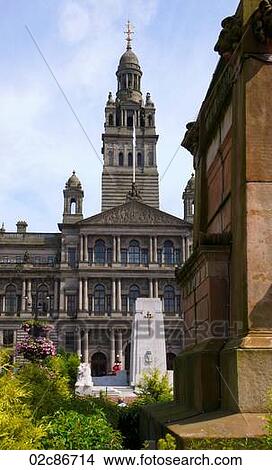 City Chambers, George Square, Glasgow Scotland. View Large Photo Image Picture - City Chambers, George Square, Glasgow Scotland.. Fotosearch