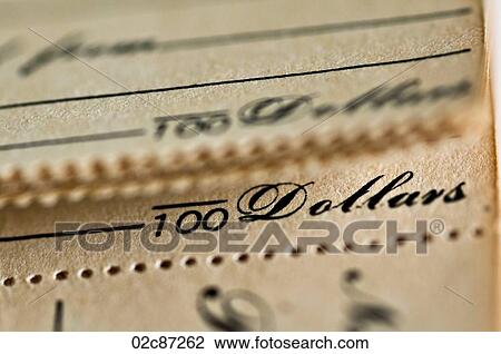 Stock Image - Close-up of an old vintage receipt book.. Fotosearch