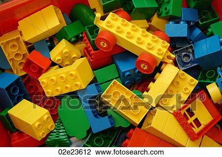 Stock Image - Close-up of Lego blocks.. Fotosearch
