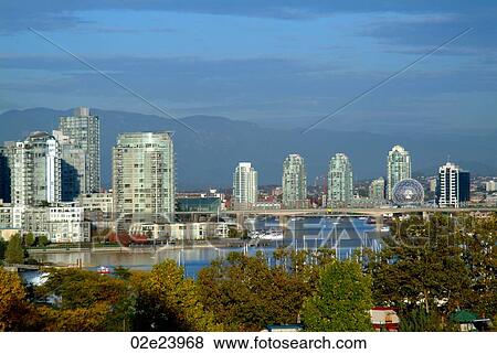 Coastal living in False Creek, Vancouver B. C. Canada. View Large Photo Image Stock Photo - Coastal living in False Creek, Vancouver B. C. Canada.. Fotosearch
