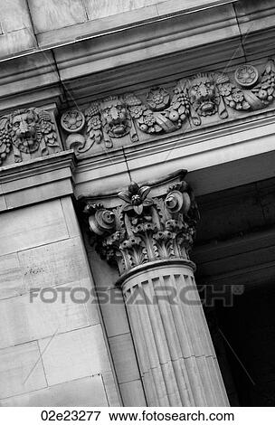 Corintian pillar. View Large Photo Image Stock Photo - Corintian pillar.. Fotosearch