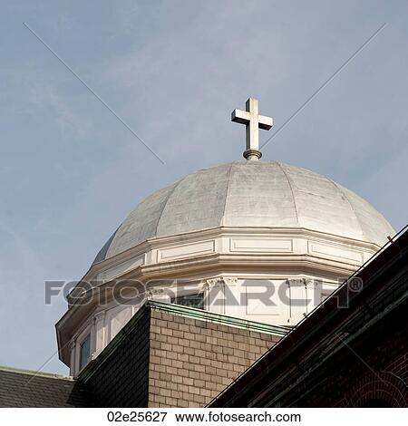 Cross on the rooftop dome in Boston, Massachusetts, USA View Large Photo Image Stock Photo - Cross on the rooftop dome in Boston, Massachusetts, USA. Fotosearch
