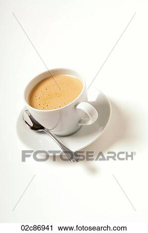 Cup of cafe espresso coffee on a white background. View Large Photo Image Stock Image - Cup of cafe espresso coffee on a white background.. Fotosearch