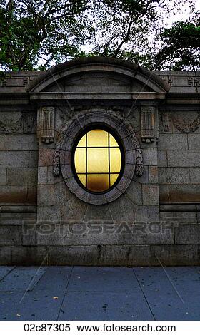 Decorative architectural detail of park wall in New York City. View Large Photo Image Stock Photography - Decorative architectural detail of park wall in New York City.. Fotosearch