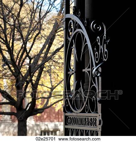 Decorative gate in Boston, Massachusetts, USA View Large Photo Image Stock Image - Decorative gate in Boston, Massachusetts, USA. Fotosearch