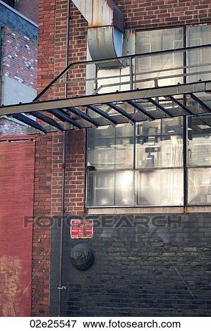 Stock Photo - Derelict exterior walls in Boston, Massachusetts, USA. Fotosearch