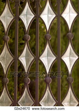 Diamond shape glass on a gate in Athens Greece View Large Photo Image Stock Image - Diamond shape glass on a gate in Athens Greece. Fotosearch
