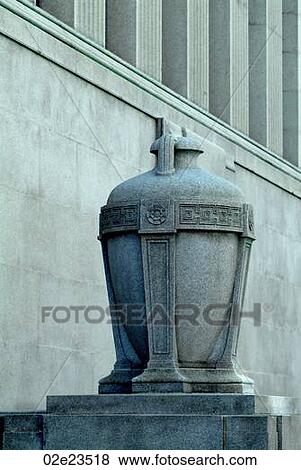 Docrative urn, Bank of Canada, Ottawa. View Large Photo Image Stock Photo - Docrative urn, Bank of Canada, Ottawa.. Fotosearch