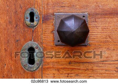Double locked door. View Large Photo Image Stock Image - Double locked door.. Fotosearch