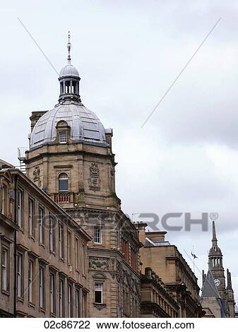 Downtown architecture, Glasgow Scotland. View Large Photo Image Stock Image - Downtown architecture, Glasgow Scotland.. Fotosearch