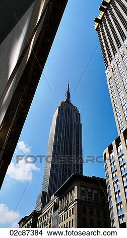 Picture - Empire State Building, Downtown New York City, USA.. Fotosearch