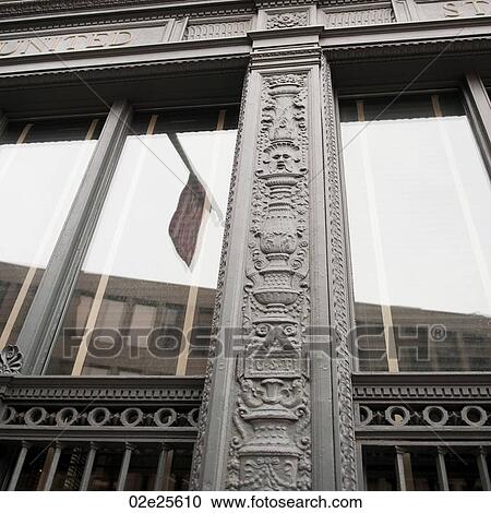 Stock Image - Exterior of a building in the Financial District of Boston, Massachusetts, USA. Fotosearch