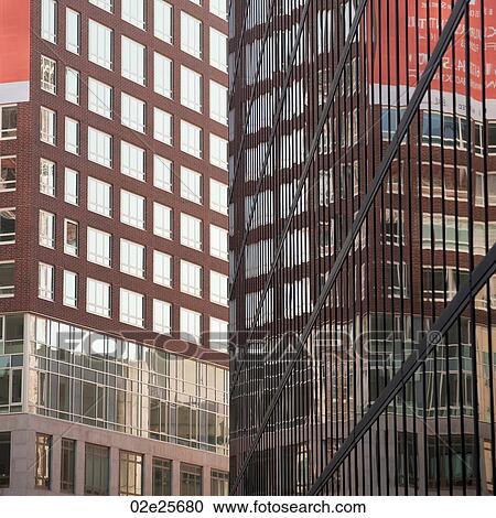 Stock Image - Exterior of building in Boston, Massachusetts, USA. Fotosearch