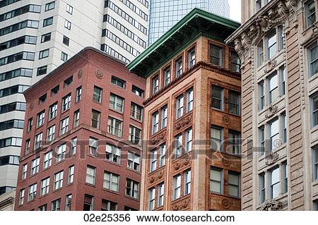 Exterior of buildings in Boston, Massachusetts, USA View Large Photo Image Stock Photograph - Exterior of buildings in Boston, Massachusetts, USA. Fotosearch