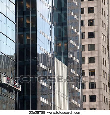 Exterior of buildings in Chicago View Large Photo Image Stock Photo - Exterior of buildings in Chicago. Fotosearch