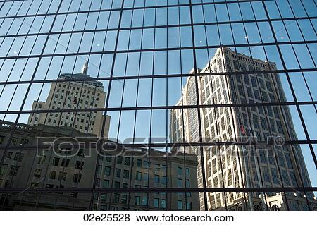 Stock Photo - Exterior wall of a building in Boston, Massachusetts, USA. Fotosearch