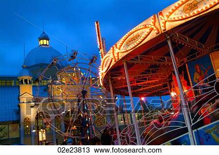 Fair rides at a carnival. View Large Photo Image Stock Image - Fair rides at a carnival.. Fotosearch