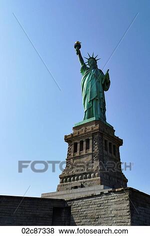 Famous American Landmark, The Statue of Liberty, New York City. View Large Photo Image Stock Photo - Famous American Landmark, The Statue of Liberty, New York City.. Fotosearch