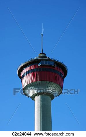 Picture - Famous Landmark, The Calgary Tower, Alberta Canada.. Fotosearch