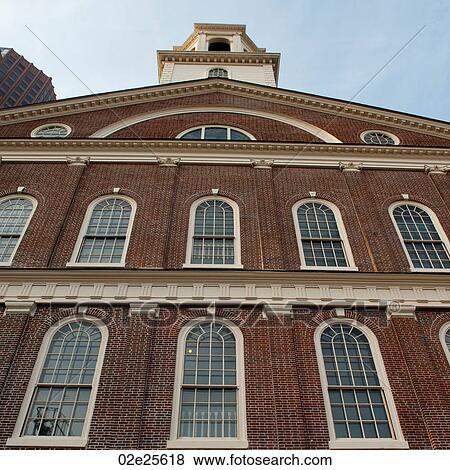 Stock Photo - Faneuil Hall in Boston, Massachusetts, USA. Fotosearch